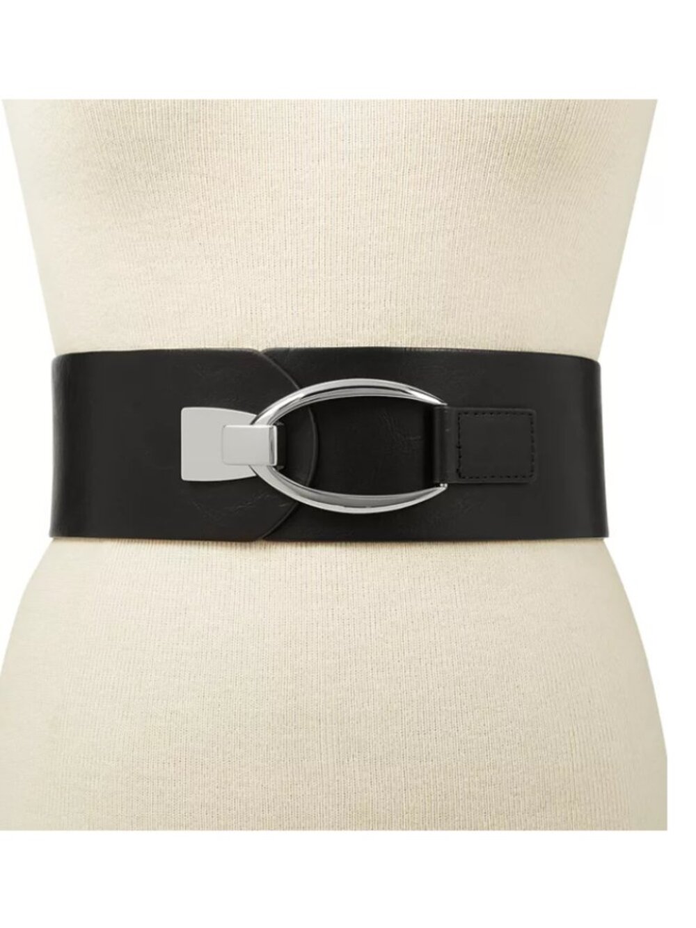 I.N.C. International Concepts Interlocking-Hook Stretch Belt